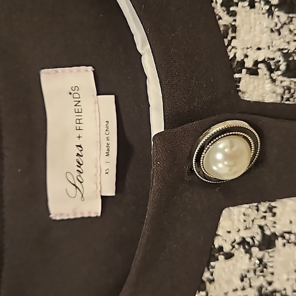 💕LOVERS AND FRIENDS💕 Lucca Jacket ~ Black and White XS - Picture 13 of 15